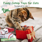 3 Pack Purr-re-roll 100% Pure Catnip Filled Cat Toys