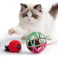 Twittering Rolling Ball Cat Toy with 2 Pack Catnip Birds