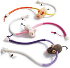 3 Pack Cat Chew Ropes with Catnip Filling Rats & Gall Fruits