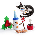 5 Pack Jolly Kitty 100% Pure Catnip Filled Christmas Cat Toys