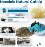 5 Pack Fish Gang Catnip Playset Cat Toys