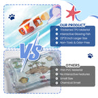 Thickened Cat Water Mat with Glowing Fish, Hot & Cold Dual-Use