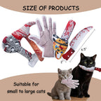 5 Pack Spooky 100% Pure Catnip Filled Cat Toys