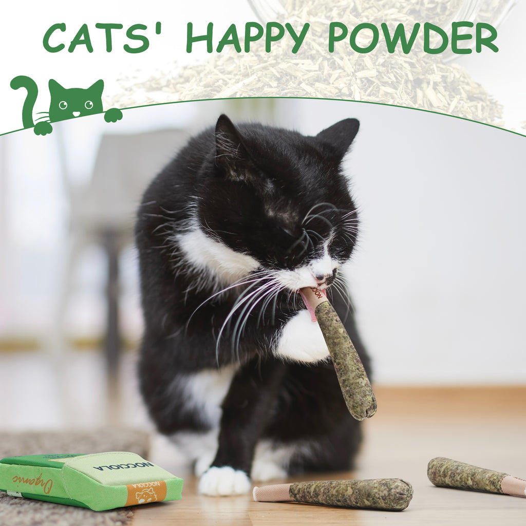3 Pack Purr-re-roll 100% Pure Catnip Filled Cat Toys