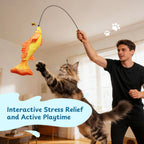 3 Pack Topmouth Trophy Fish 100% Pure Catnip Filled Cat Toys with Bell