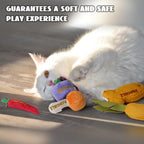 5 Pack Foodie 100% Pure Catnip Filled Cat Toys
