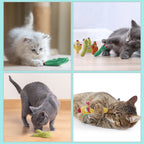 5 Pack Cactus 100% Pure Catnip Filled Cat Toys